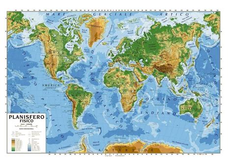 cartina geografica mondo da stampare